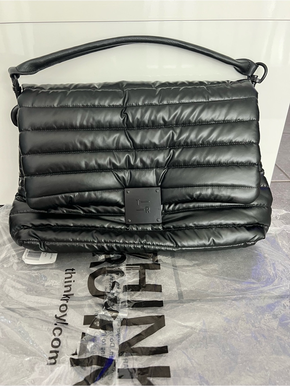 THINK ROYLN Black Quilted Shoulder Bag